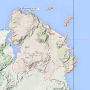 Hahei Beach Map