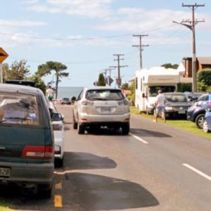 Hahei Beach Pa Road Traffic Parking