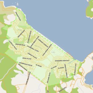 Hahei Beach Stormwater Map