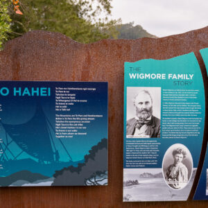 Hahei Beach Coromandel Memorial Garden Sign